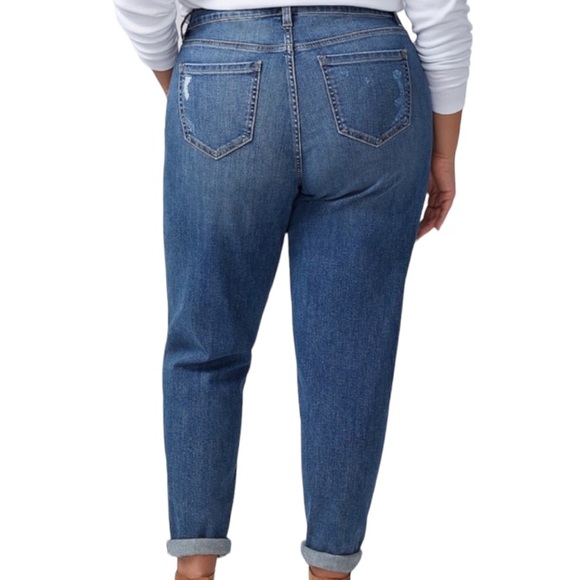LANE BRYANT➕Distressed Boyfriend Jeans - Picture 4 of 7